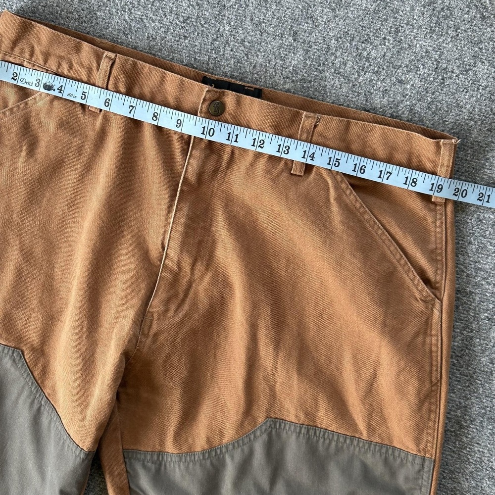 Browning Pants Mens 40x32 Brown‎ Canvas Brush Upland Hunting Pheasants Forever - Picture 7 of 11